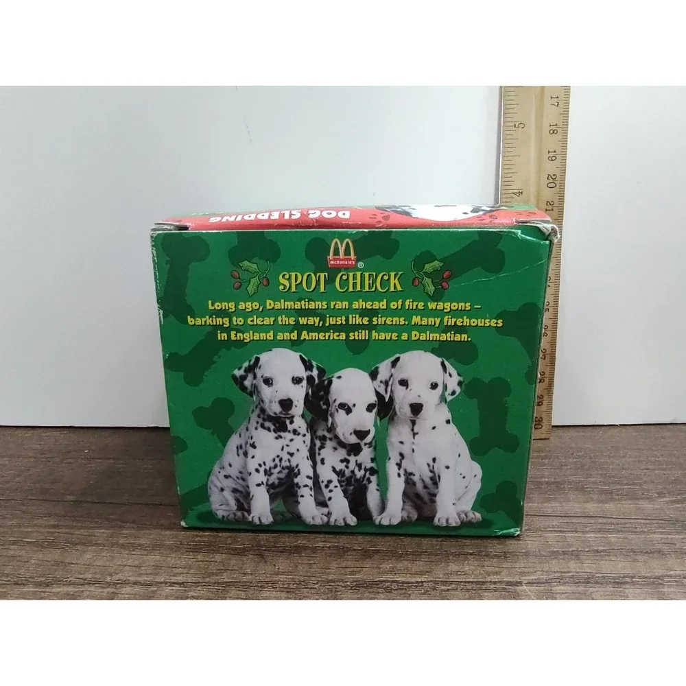 101 Dalmations Snow Dome Vintage McDonald's Toy Disney Dog Sledding 1996 Sealed